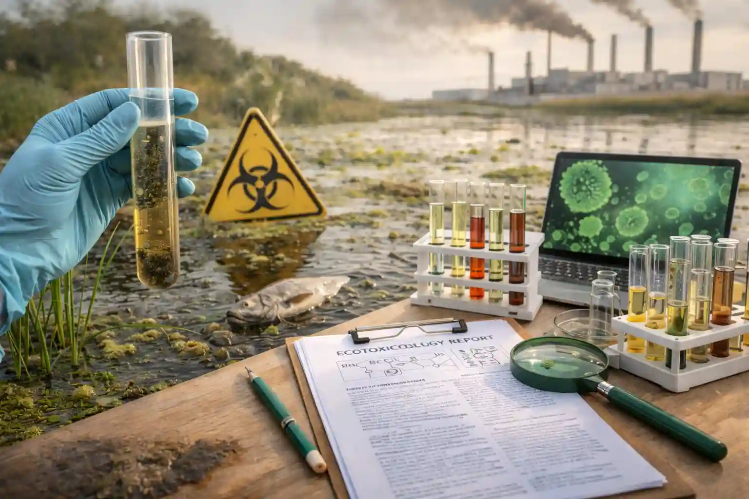 Ökotoxikologische Teststudie mit OECD-Guidelines für REACH-Registrierung - ISO 17100 zertifizierte Fachübersetzungen