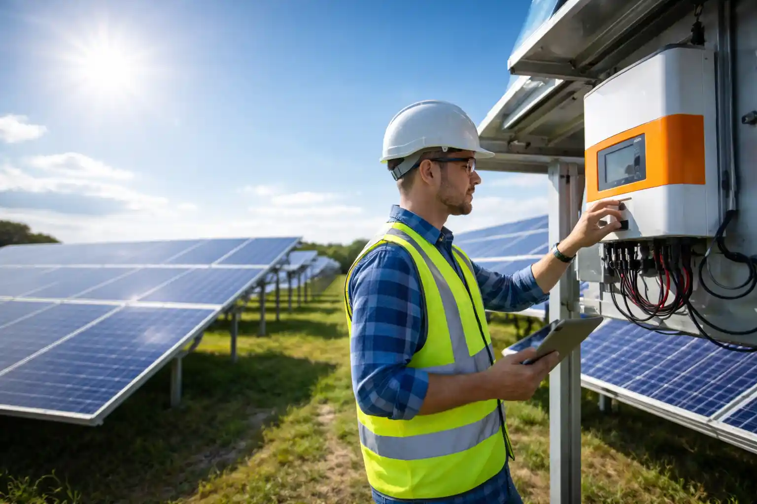Solartechnik Photovoltaik-Anlage mit PV-Modulen - ISO 17100 zertifizierte Fachübersetzungen