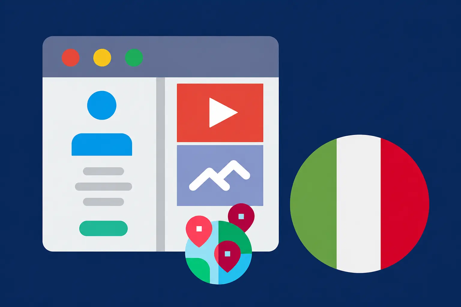 Website-Lokalisierung Italienisch