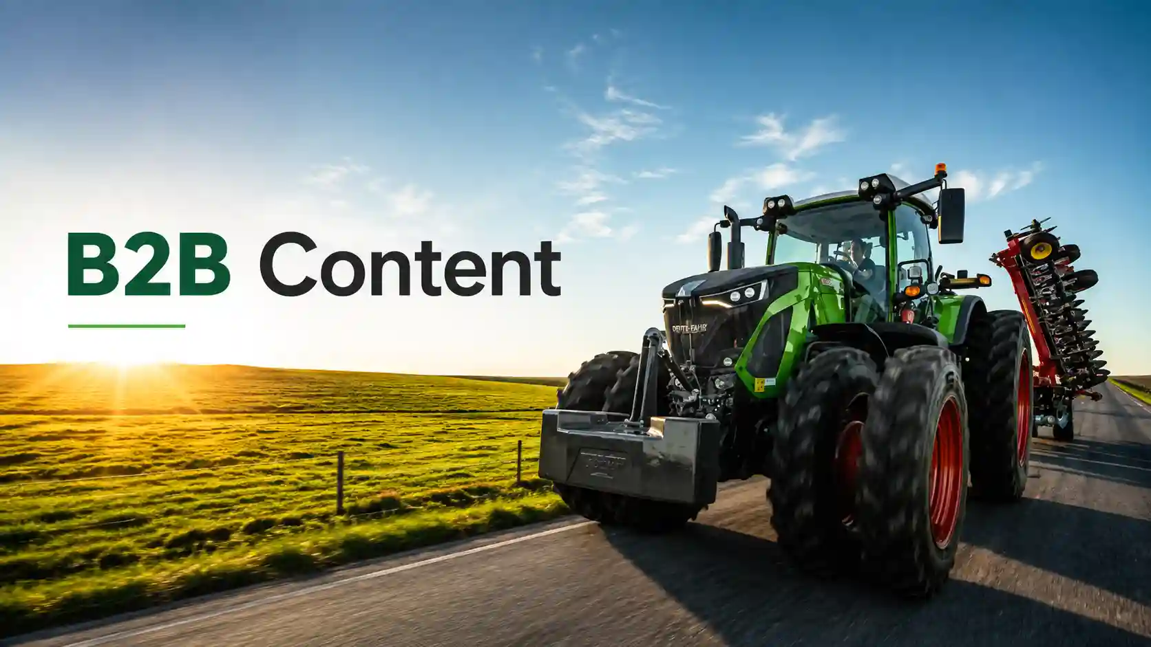 B2B-Content für Agrarwirtschaft und Agribusiness